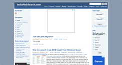 Desktop Screenshot of indiawebsearch.com